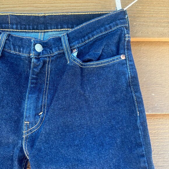 Levi's Mens 511 Dark Blue Straight Jeans Size 30x30 - Picture 6 of 13